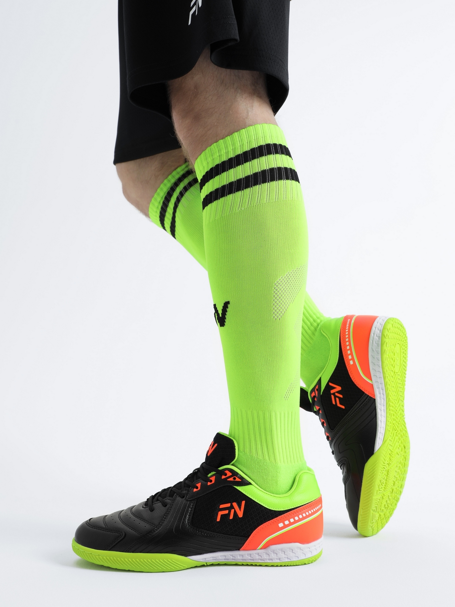 Футзалки FN Star (IN) FN5061004-009 Black\Light Green