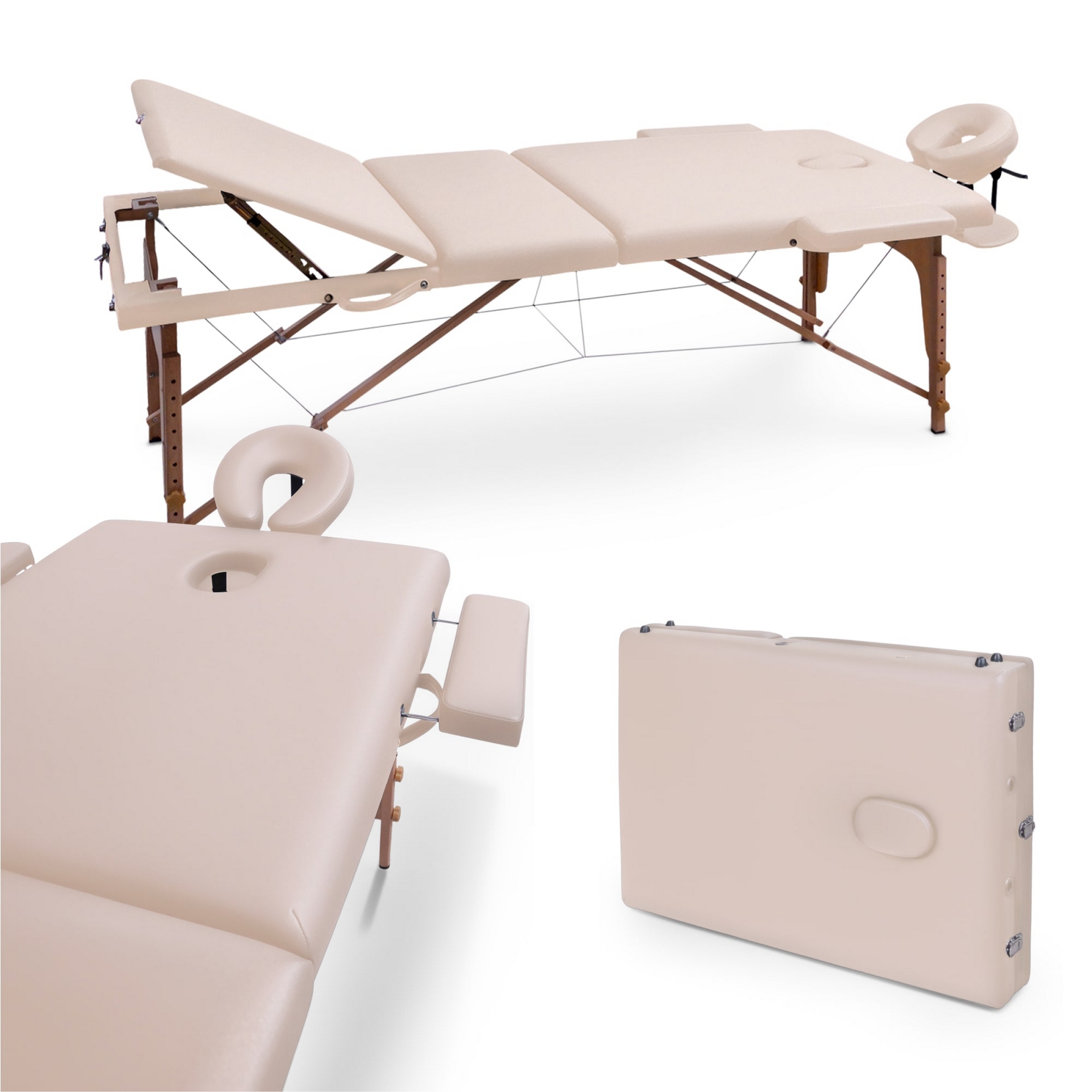 Массажный стол 3 Section Unix Standard MTSTANDARDBG Beige