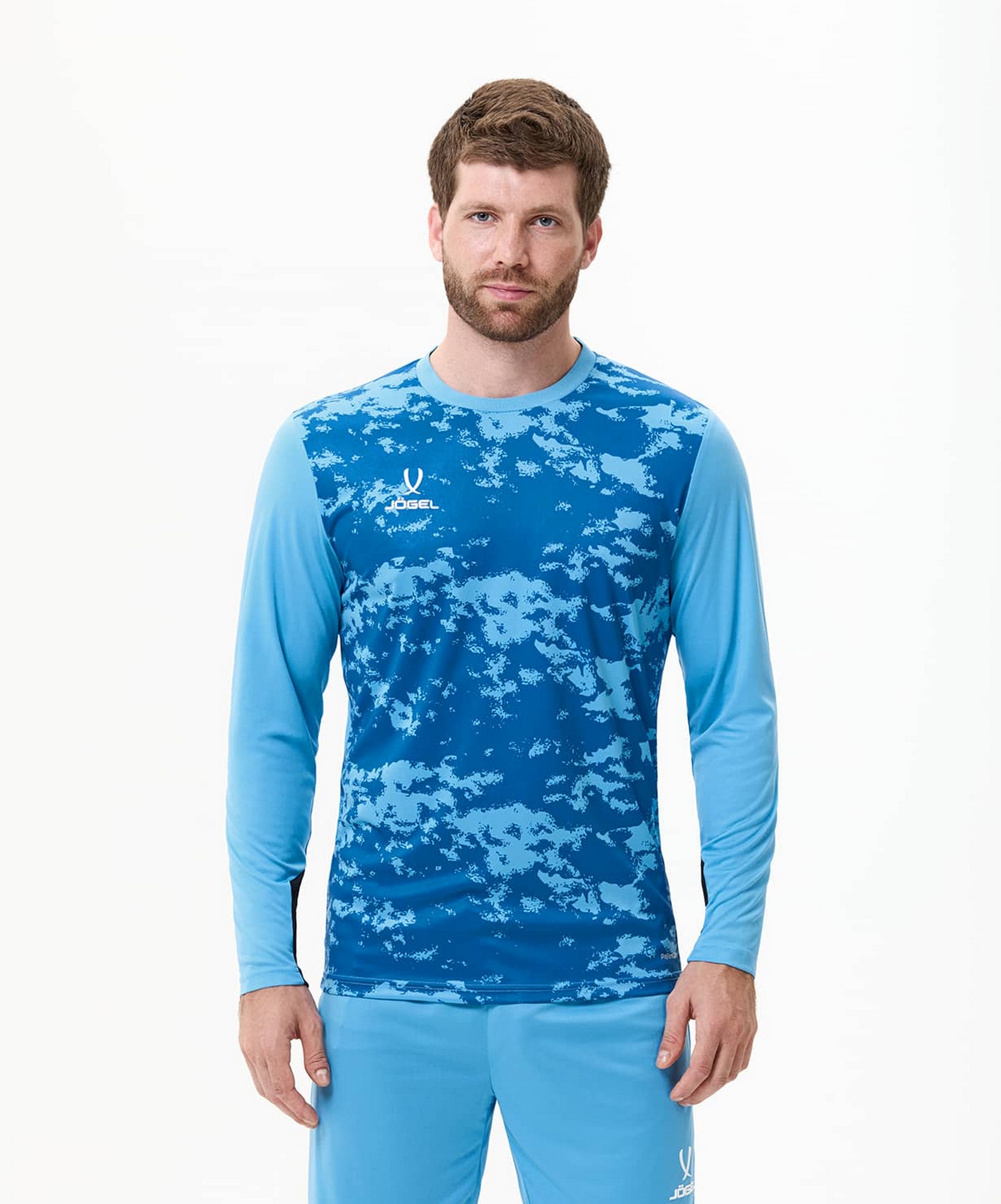 Свитер вратарский Jogel PerFormDRY SPLASH GK Jersey, голубой