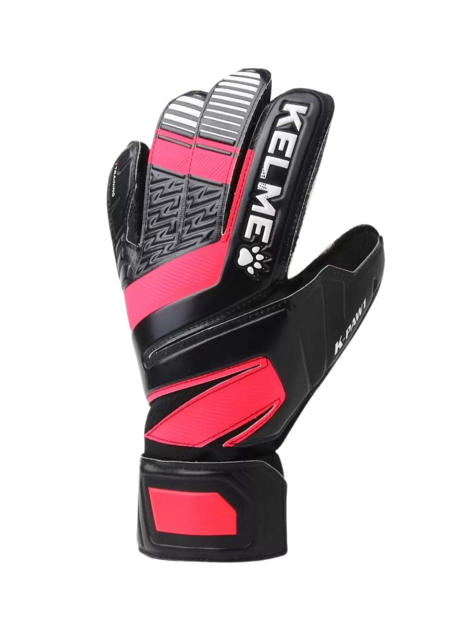Перчатки вратарские Kelme Goalkeeper Gloves (Training Level) 8101ST5004-045 Black\Neon Red