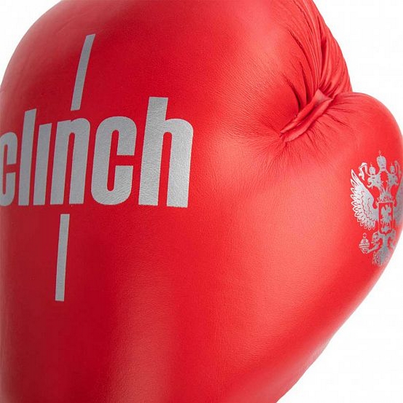 Перчатки боксерские Clinch Olimp Plus C155 красный