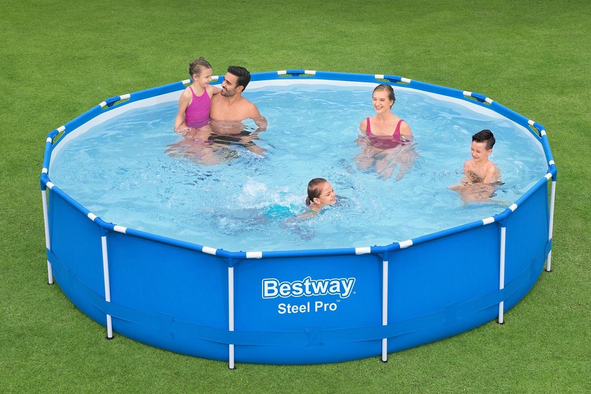 Каркасный бассейн 396x84см Bestway Steel Pro 5612E