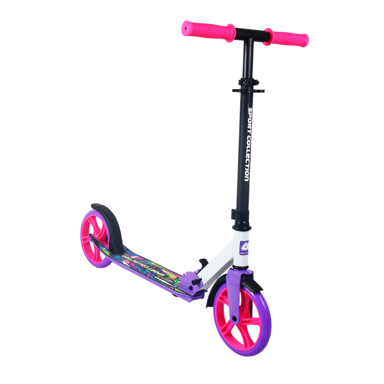 Самокат 200мм Sport Collection CK-SA200-3 violet (фонарь и наклейка в подарок)