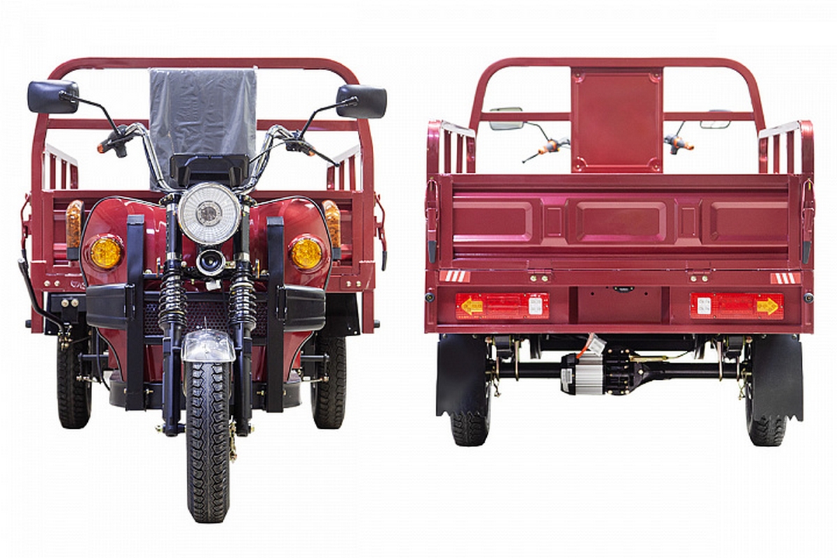 Грузовой электротрицикл RuTrike D4 1800 60V1500W 023293-2493 зеленый