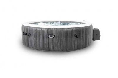СПА-бассейн Greywood Deluxe 165/216х71см, 1098л, круглый с круговым пузырьковым массажем Intex 28442