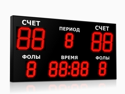 Универсальное спортивное табл Импульс 721-D21x4-D15x7