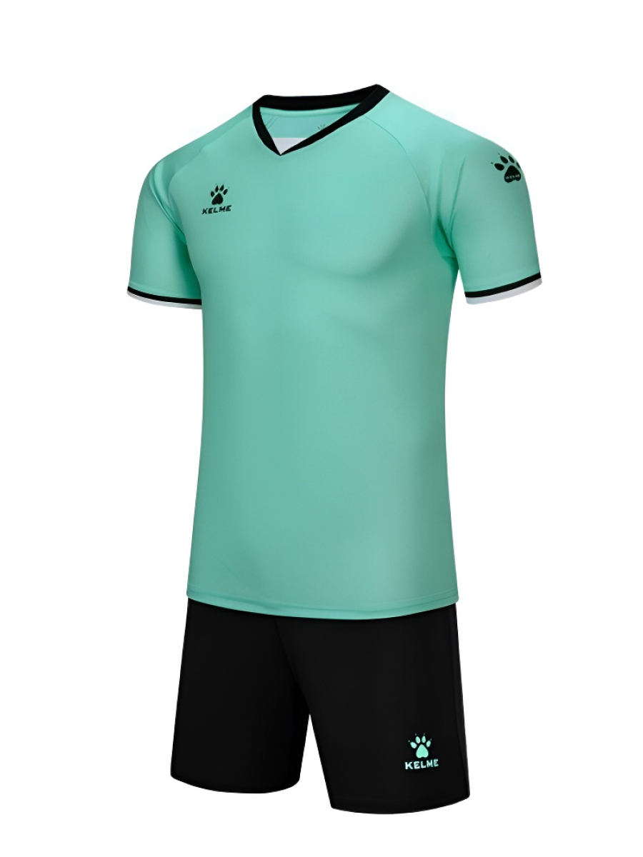 Детская футбольная форма Kelme Football Uniform Set 8551ZB31084-305 Teal\Black