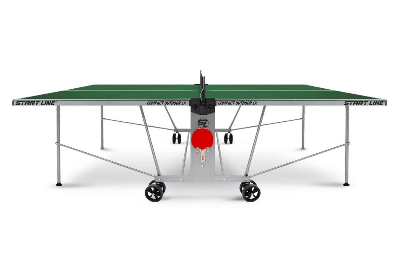 Теннисный стол Compact-2 LX Всепогодный 6 Start Line 6044-15 Зеленый