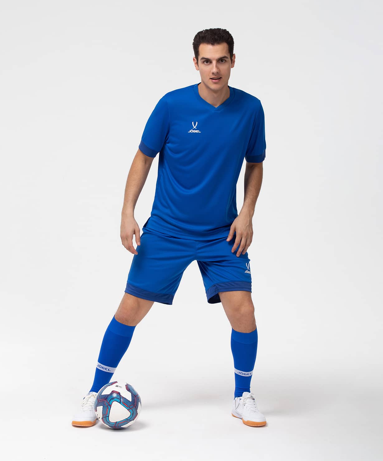 Шорты игровые Jogel DIVISION PerFormDRY Union Shorts, синий-темно-синий-белый