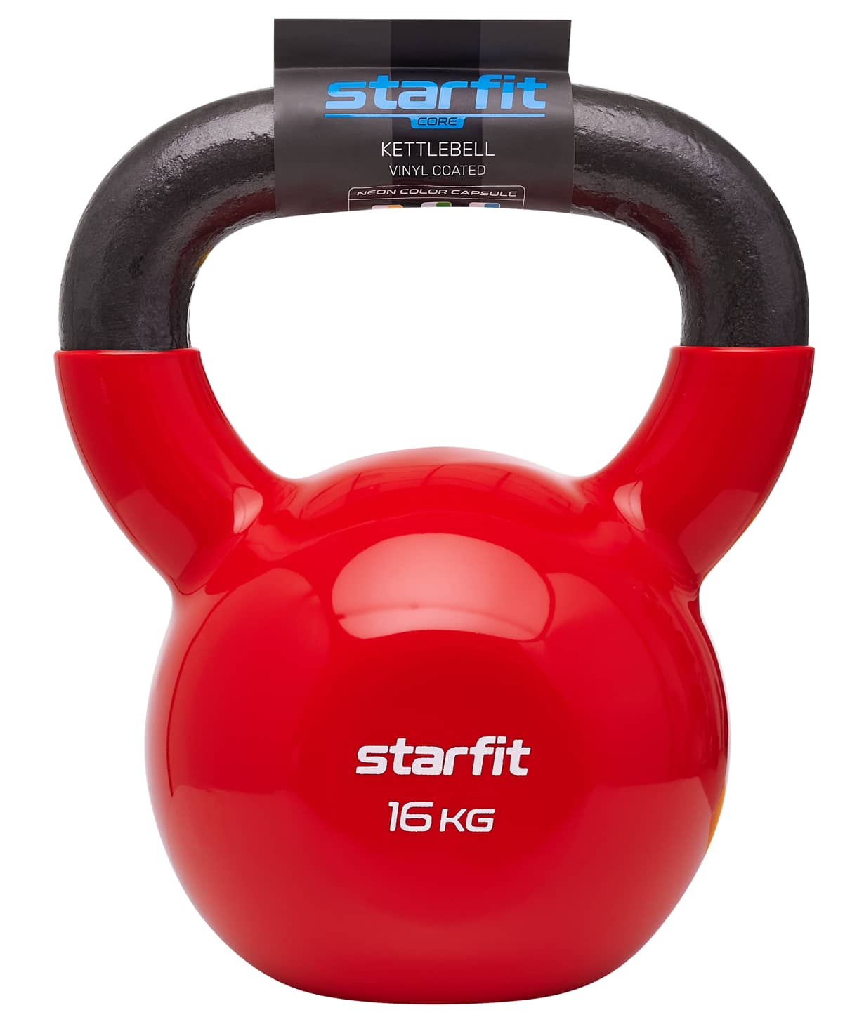 Гиря виниловая Star Fit DB-401, 16 кг, красный