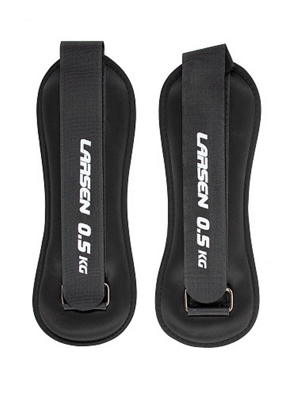 Утяжелители для рук и ног 2х0,5 кг Larsen ECE 071 black