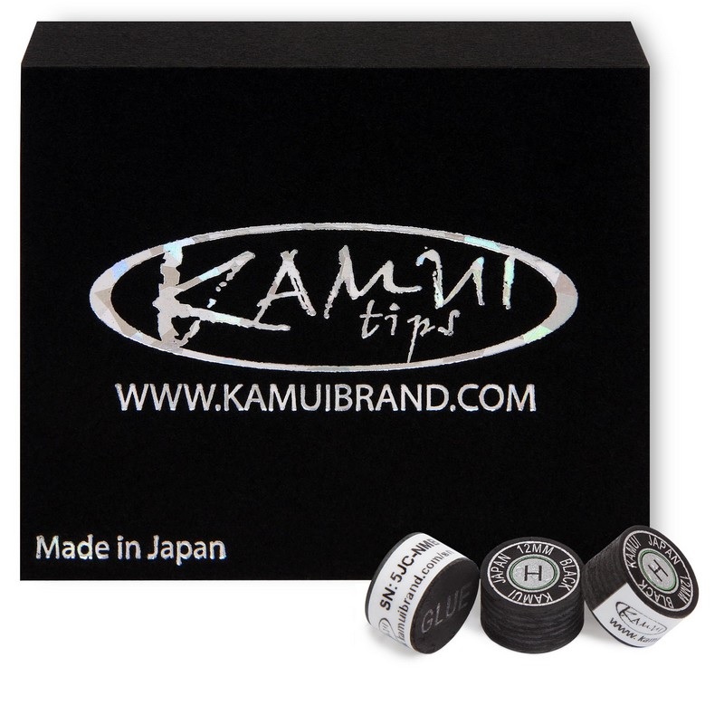 Наклейка для кия Kamui Black d12мм Hard 1шт 05234
