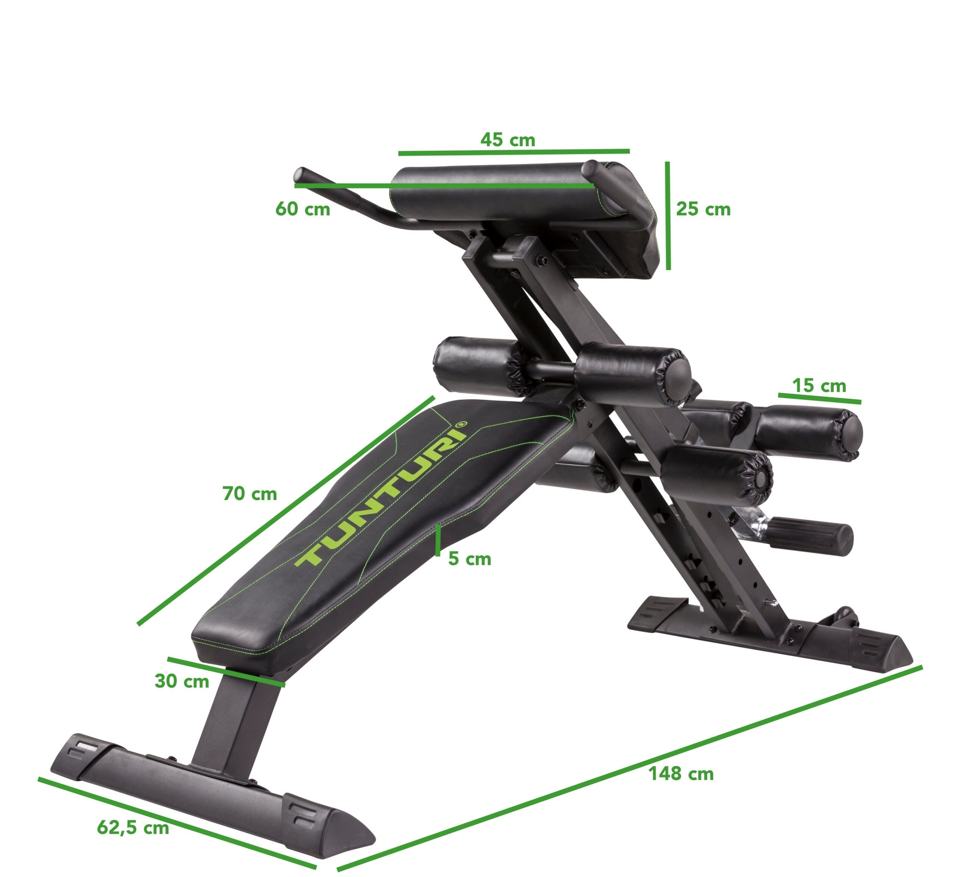 Скамья для пресса Tunturi CT80 17TSCT8000 | Premium Fitness