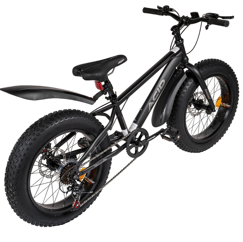 Велосипед 20" Acid Y 260 2026 056348 Black Flat\Dark Gray