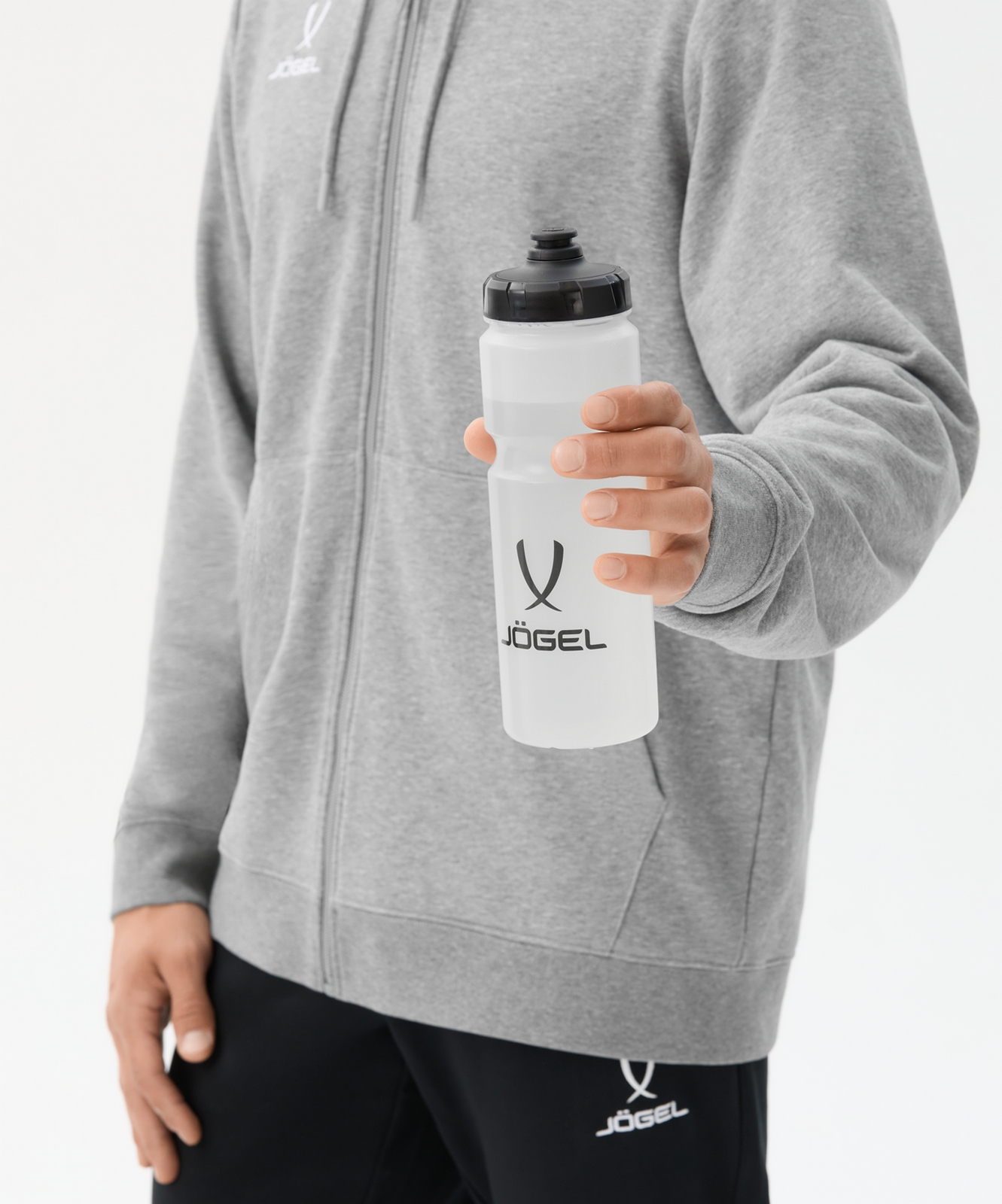 Бутылка для воды, 750 мл Jogel Sport bottle белый