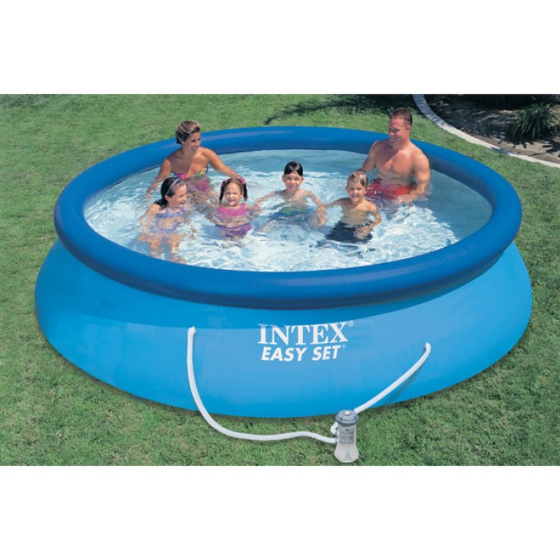 Бассейн 457х84см+ фильтр-насос Intex Easy Set 28158