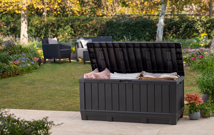 Сундук для хранения, 350л, графит KENTWOOD STORAGE BOX