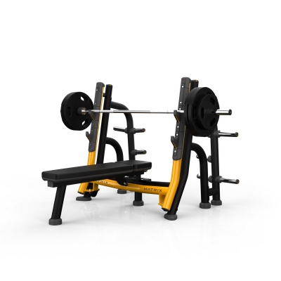 Скамья для жима горизонтальная с доводчиком Matrix Magnum MG-A678 | Premium Fitness