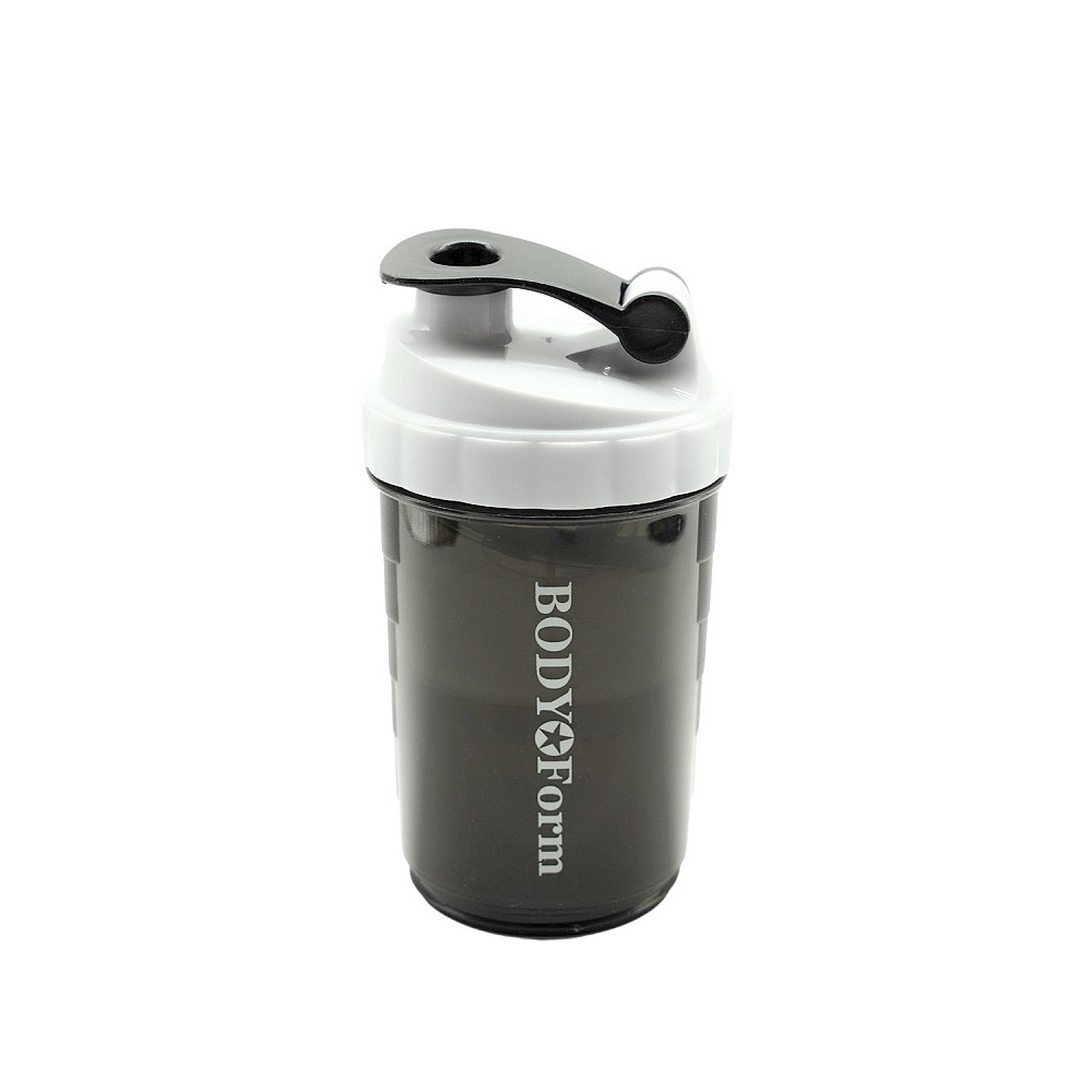 Спортивный шейкер Body Form SHB04-500 black\white