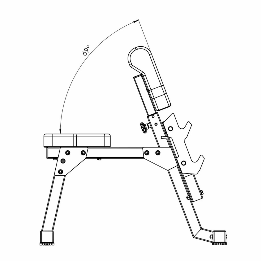 Скамья Скотта Marbo 2.0 MS-L107 | Premium Fitness