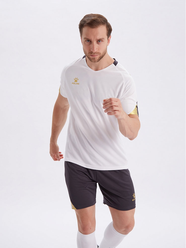 Футбольная форма Kelme Short-Sleeved Football Suit 8151ZB1004-100 White\Black