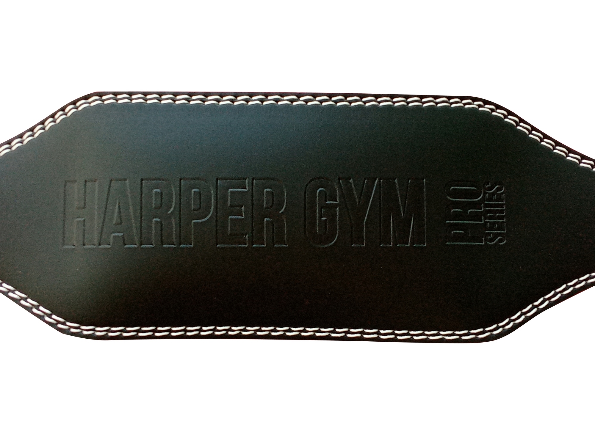 Пояс для тяжелой атлетики (широкий) черный иск. кожа ПУ Harper Gym Pro Series NT50431 черный