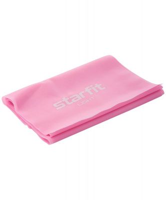 Лента для пилатеса Star Fit 120х15х0,35 см ES-201 розовый пастель