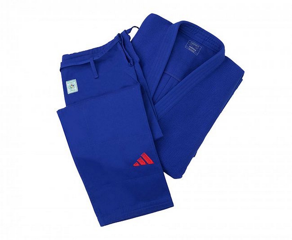Кимоно для дзюдо Adidas Champion III IJF Green Label J-IJFB3-2 синий