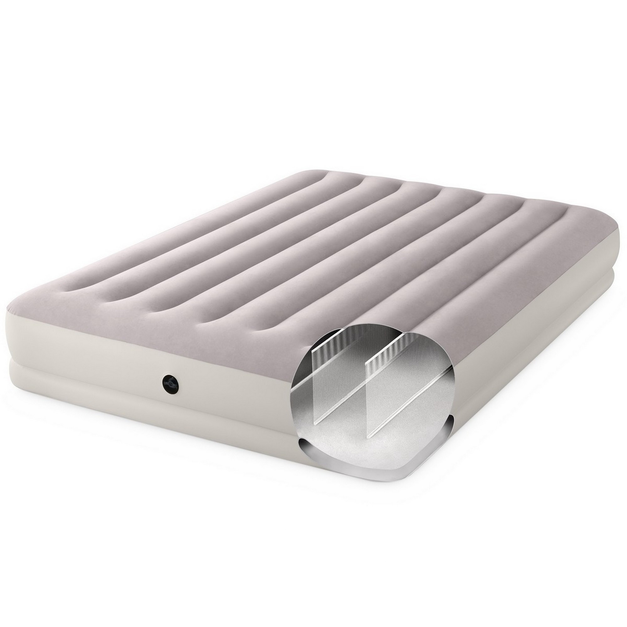 Надувной матрас 152х203х30см Prestige, с USB насосом 5V, до 272кг Intex 64179
