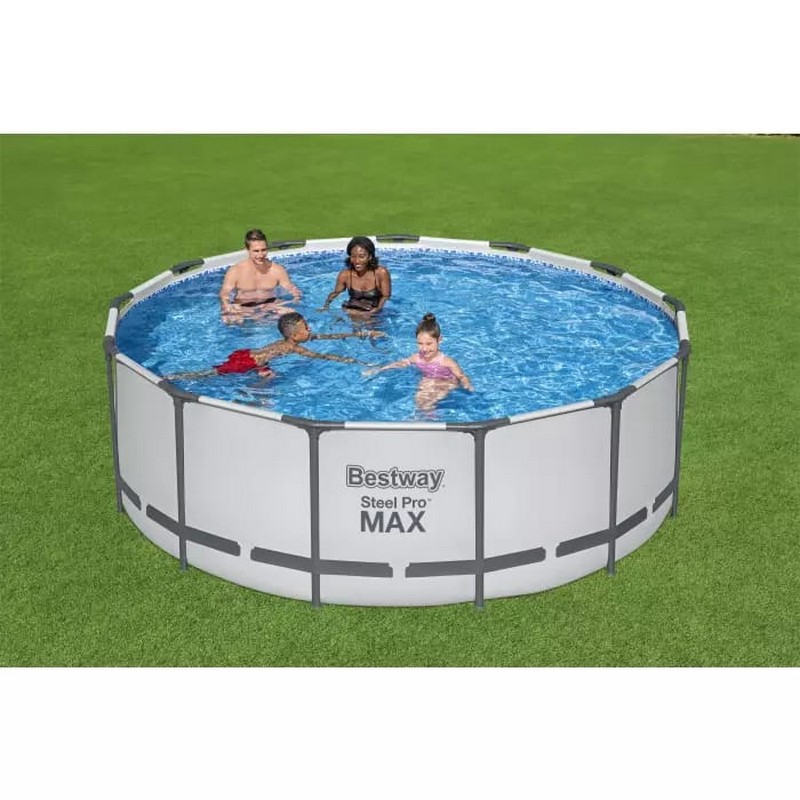 Каркасный бассейн Bestway Steel Pro Max 396x122 см (фильтр, лестница, тент) 5618W