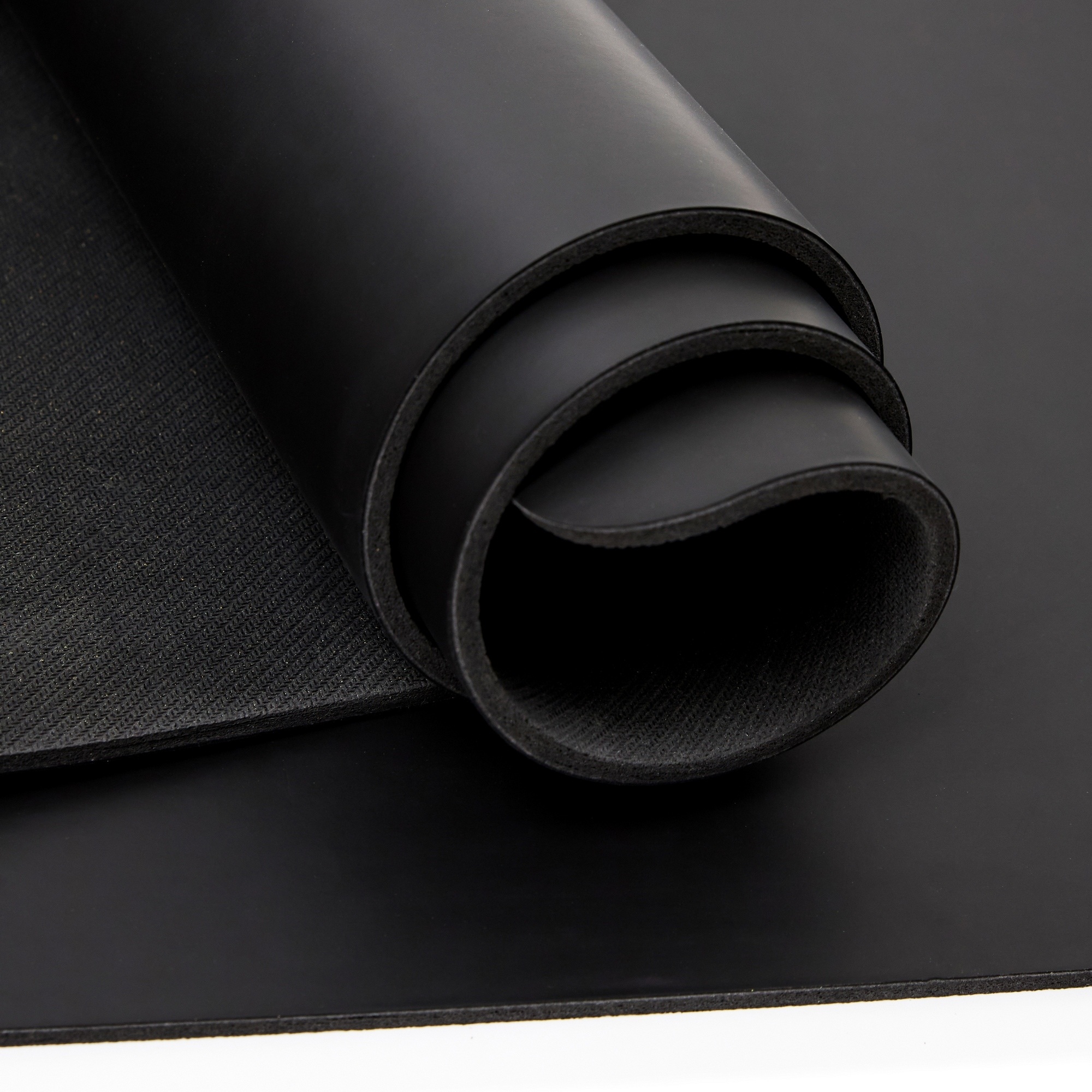 Влагостойкий коврик для йоги 185х68х0,4 см, PU Inex Yoga Mat HG\PUMATWP-BK черный