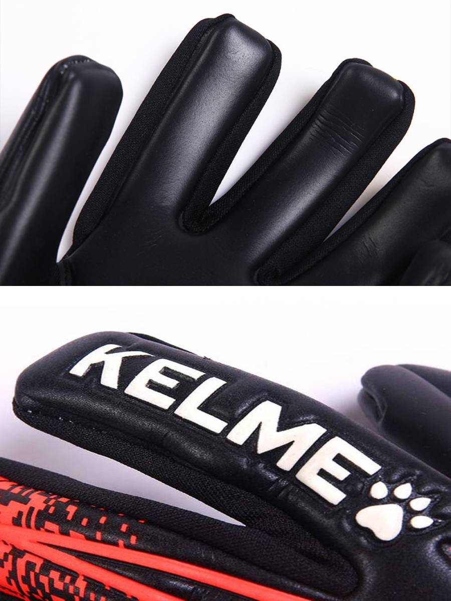 Вратарские перчатки Kelme Training Level Goalkeeper Gloves 9896409-009 Black\Orange