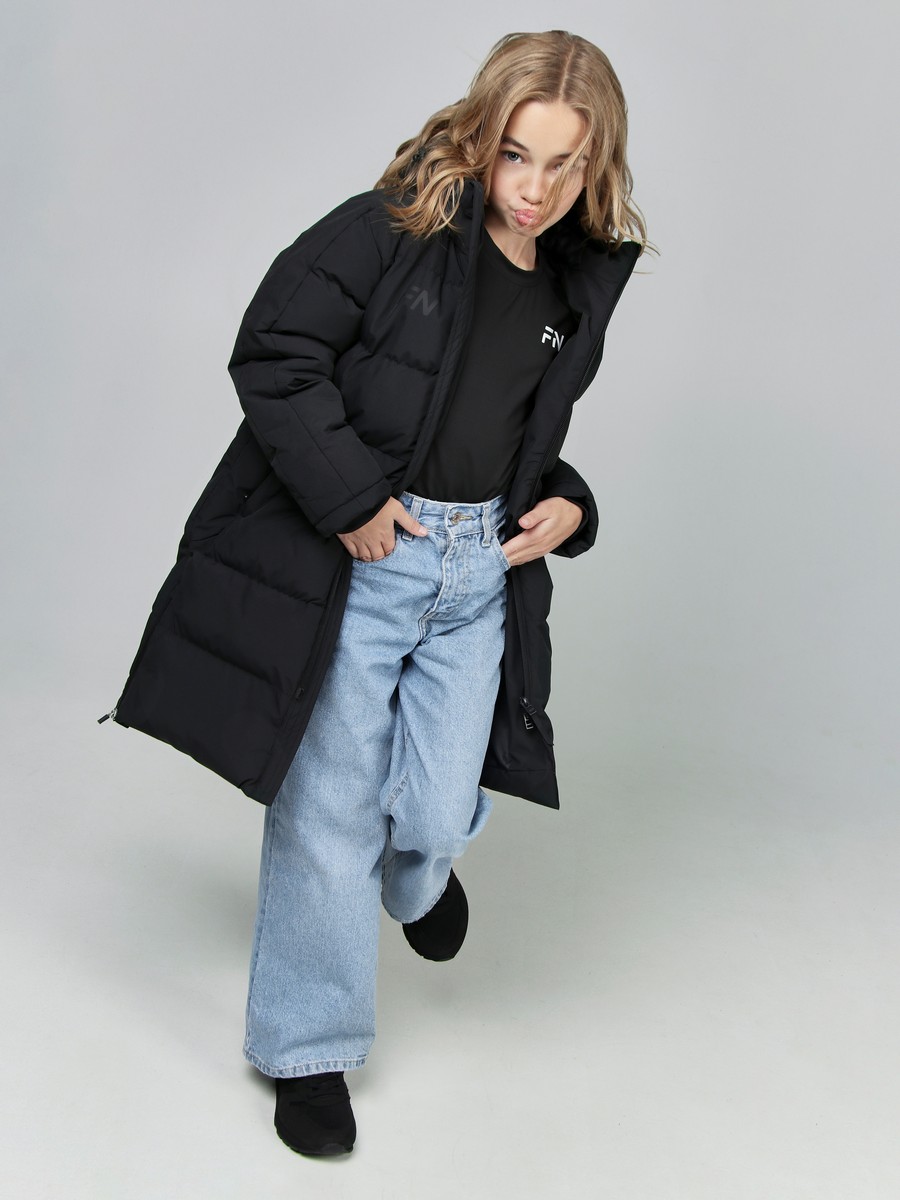 Детский пуховик FN Snowfall Long Kid KFN4201001-000 Black