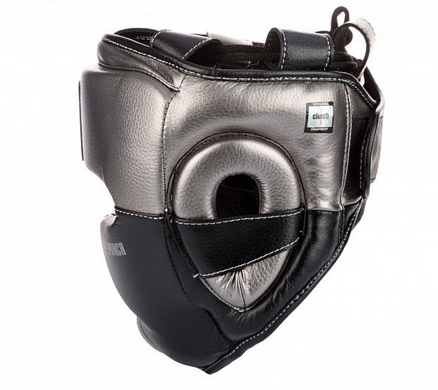 Шлем боксерский Clinch Punch 2.0 Full Face C148 черно-бронзовый