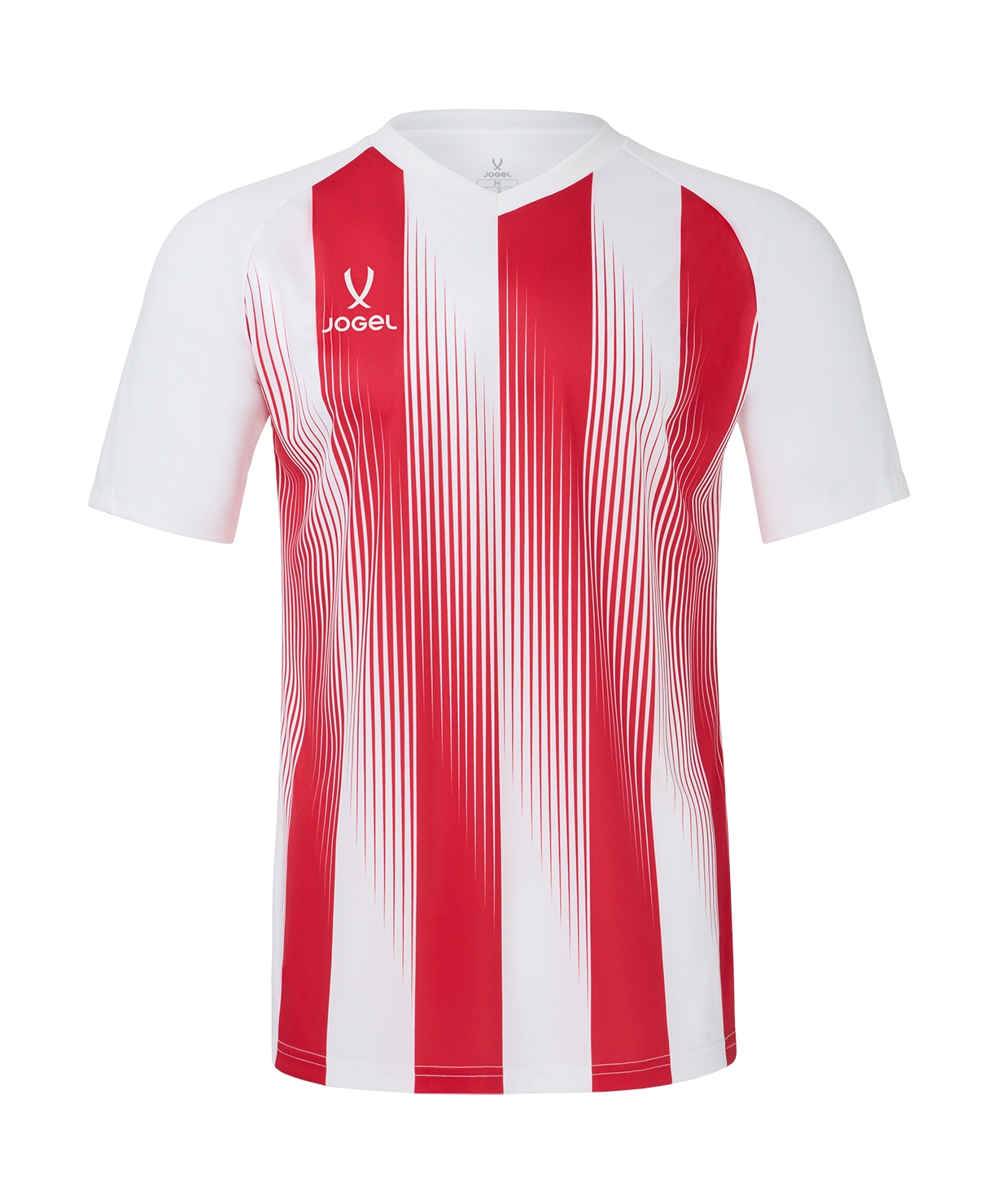Футболка игровая Jogel CAMP Striped Jersey, красный\белый