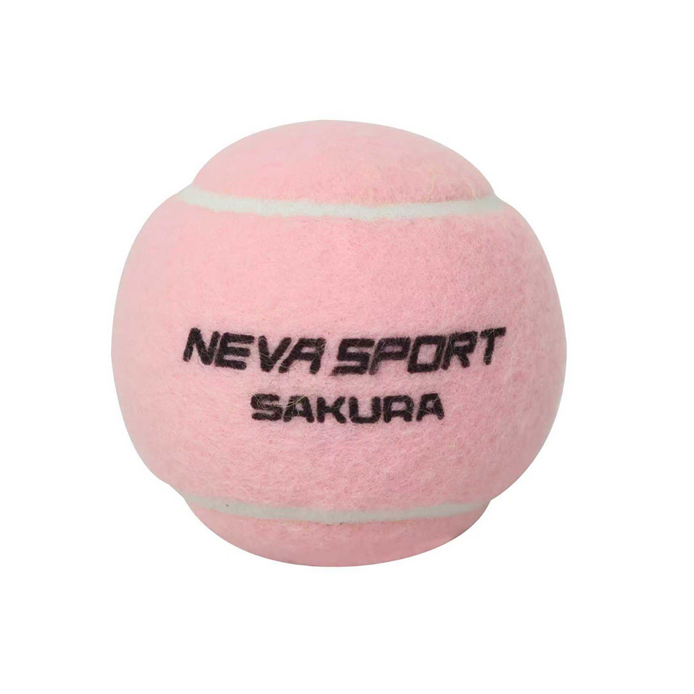 Мяч для падела NS, уп.3 шт, сукно, нат.резина Sakura UAA2 розовый
