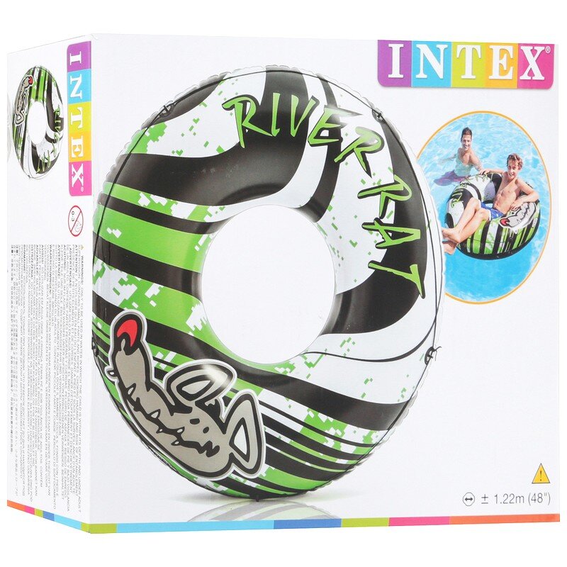 Круг для плавания d122см Intex Речная крыса 68209