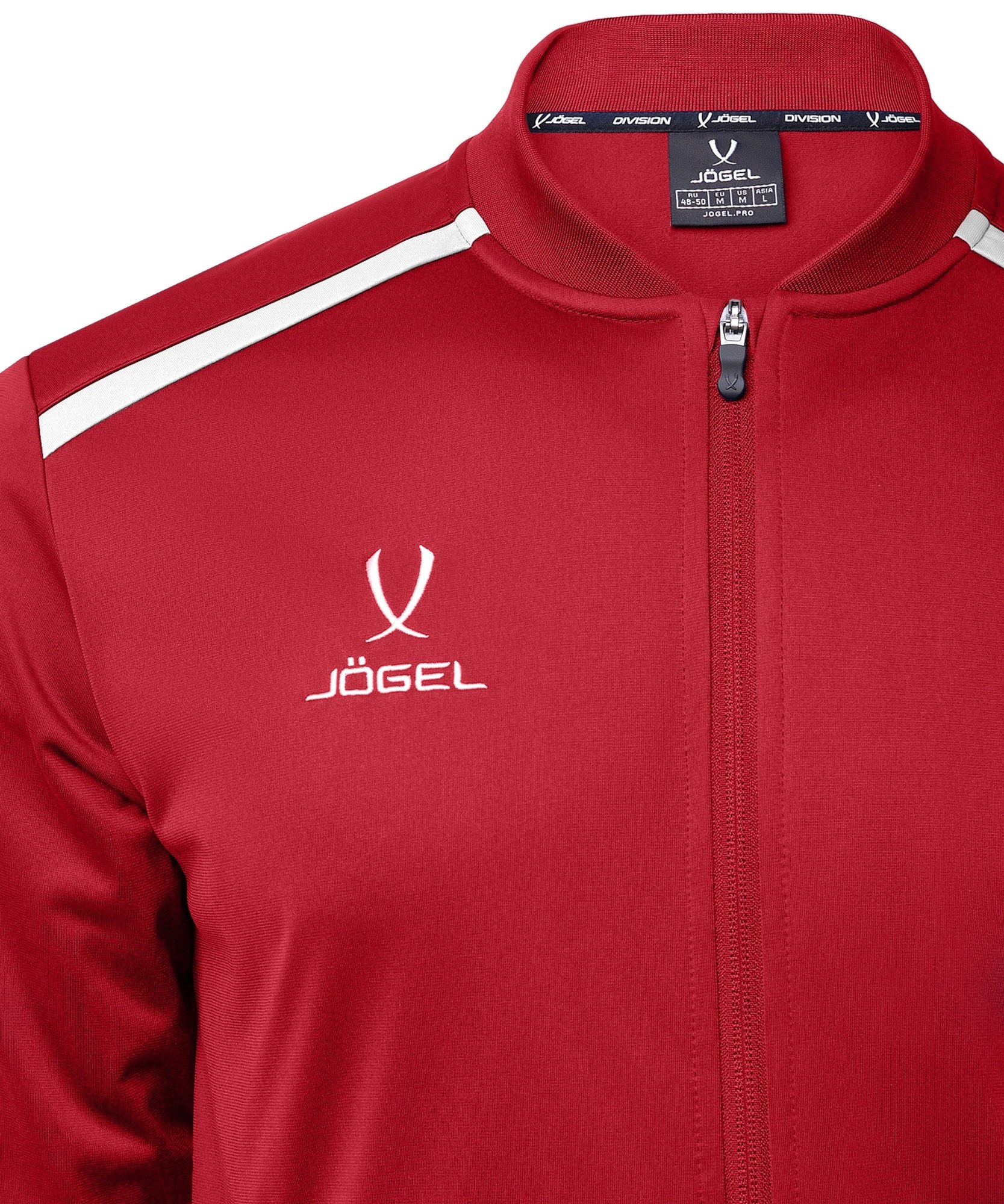 Олимпийка Jogel DIVISION PerFormDRY Pre-match Knit Jacket, красный