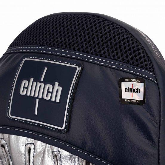 Лапы Clinch Shock Absorb Mitt темносине-серебристые C548