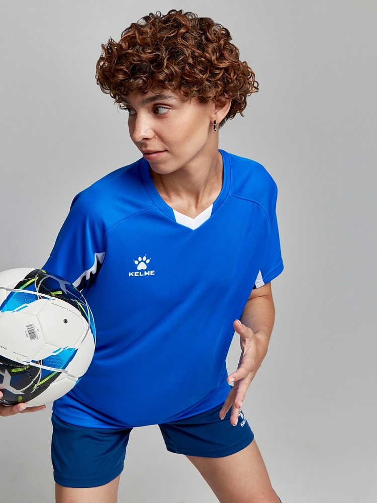Футбольная форма Kelme Short-Sleeved Football Suit 8251ZB1002-481 Blue\Dark Blue