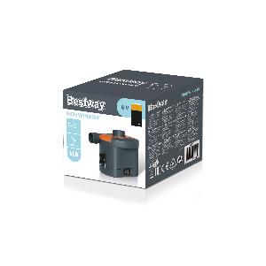 Насос электрический на батарейках Bestway (4шт х тип D) Sidewinder D Cell 430л/м, 3 насадки в комплекте 62141