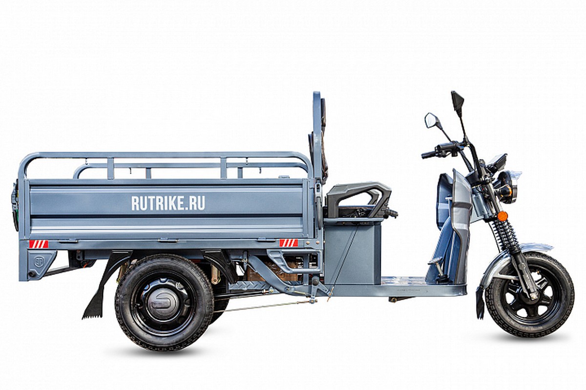 Грузовой электротрицикл RuTrike Мастер 1500 60V1000W 024452-2814 черный матовый