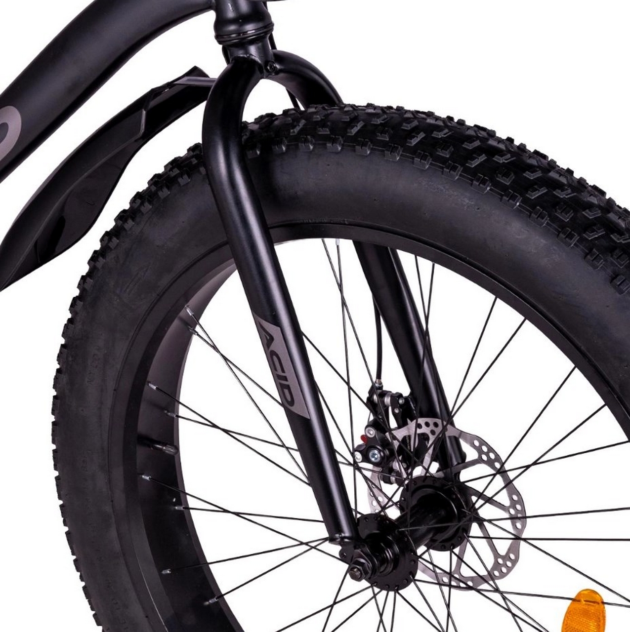 Велосипед 26" Acid F 660 D Black 053971 Flat\Dark Gray
