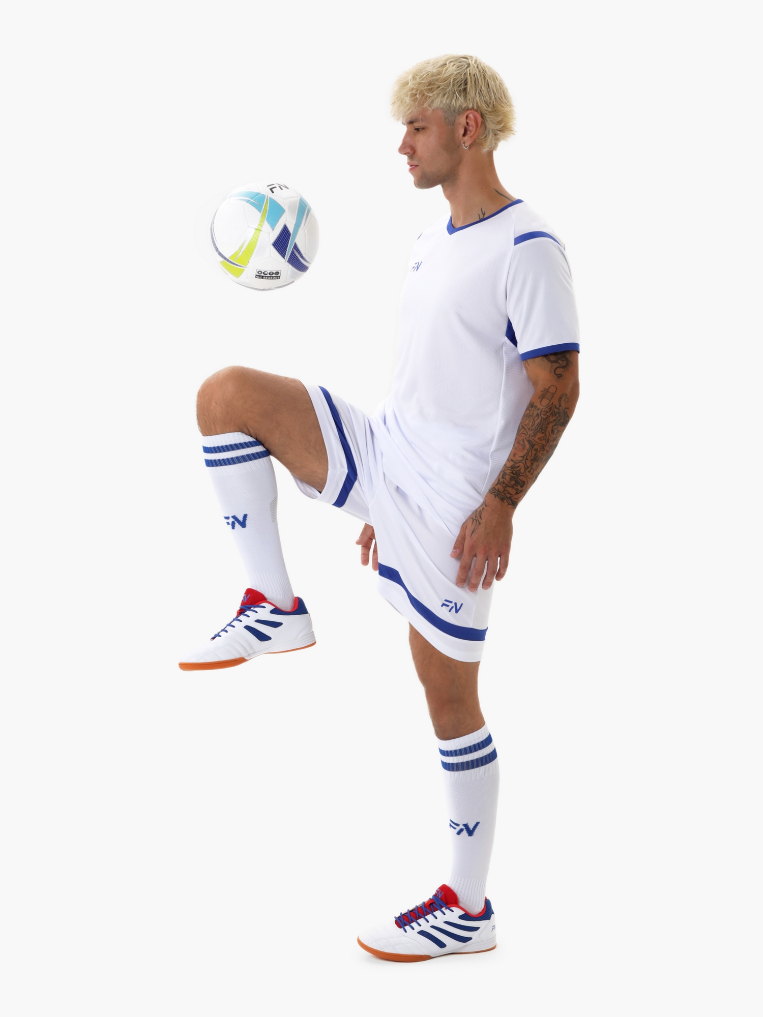 Футбольная форма FN Spirit FN4261018-104 White\Blue
