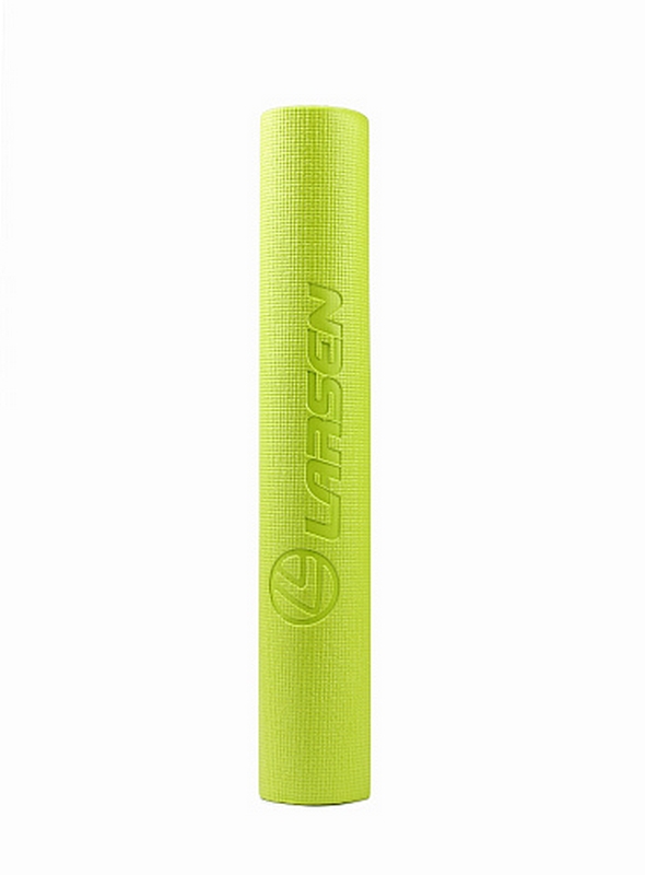 Коврик для фитнеса и йоги 173х61х0,4см Larsen PVC, лайм