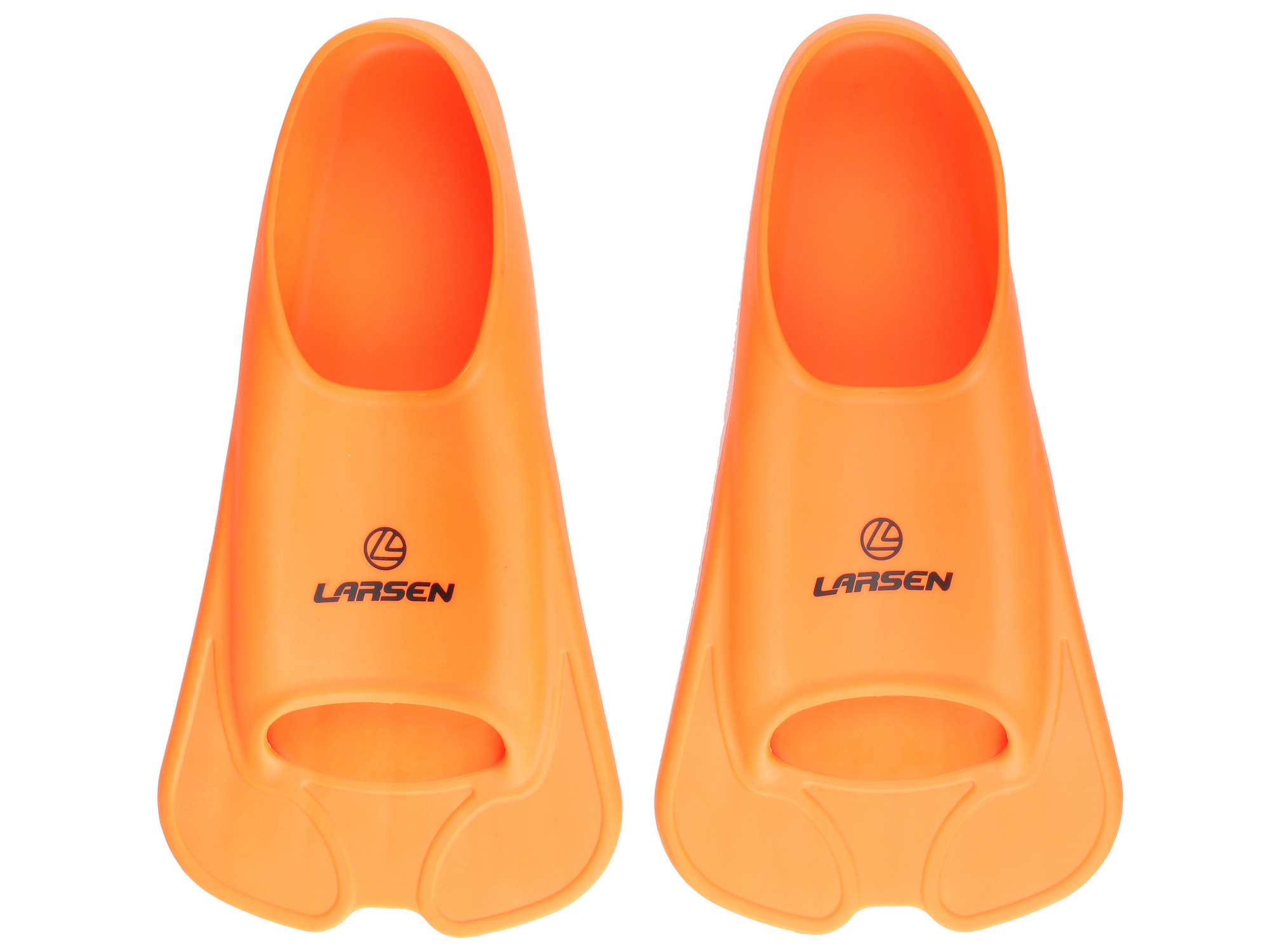 Ласты укороченные Larsen F627 оранжевый