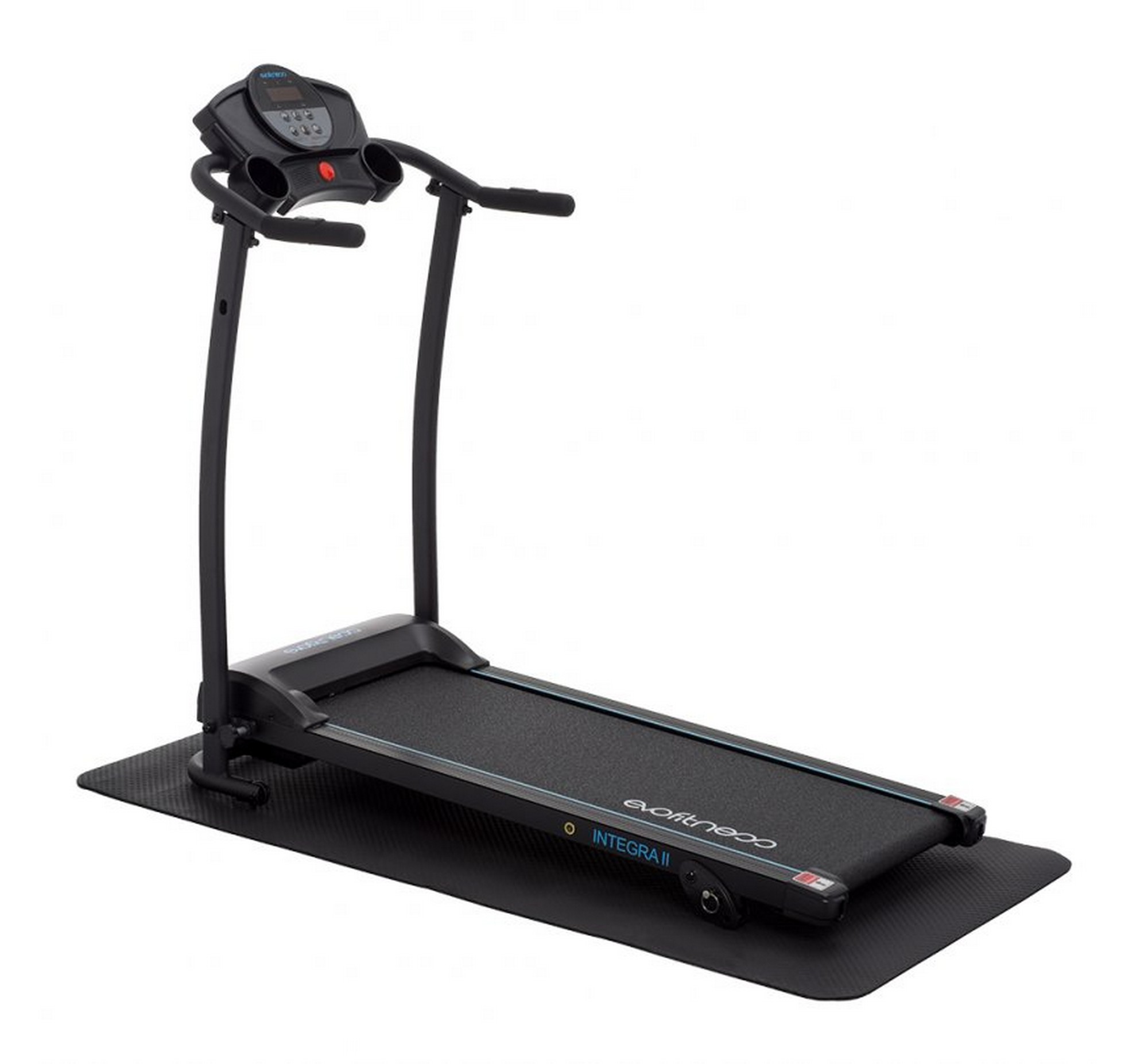 Беговая дорожка электрическая EVO Fitness Integra II Black (коврик в комплекте)