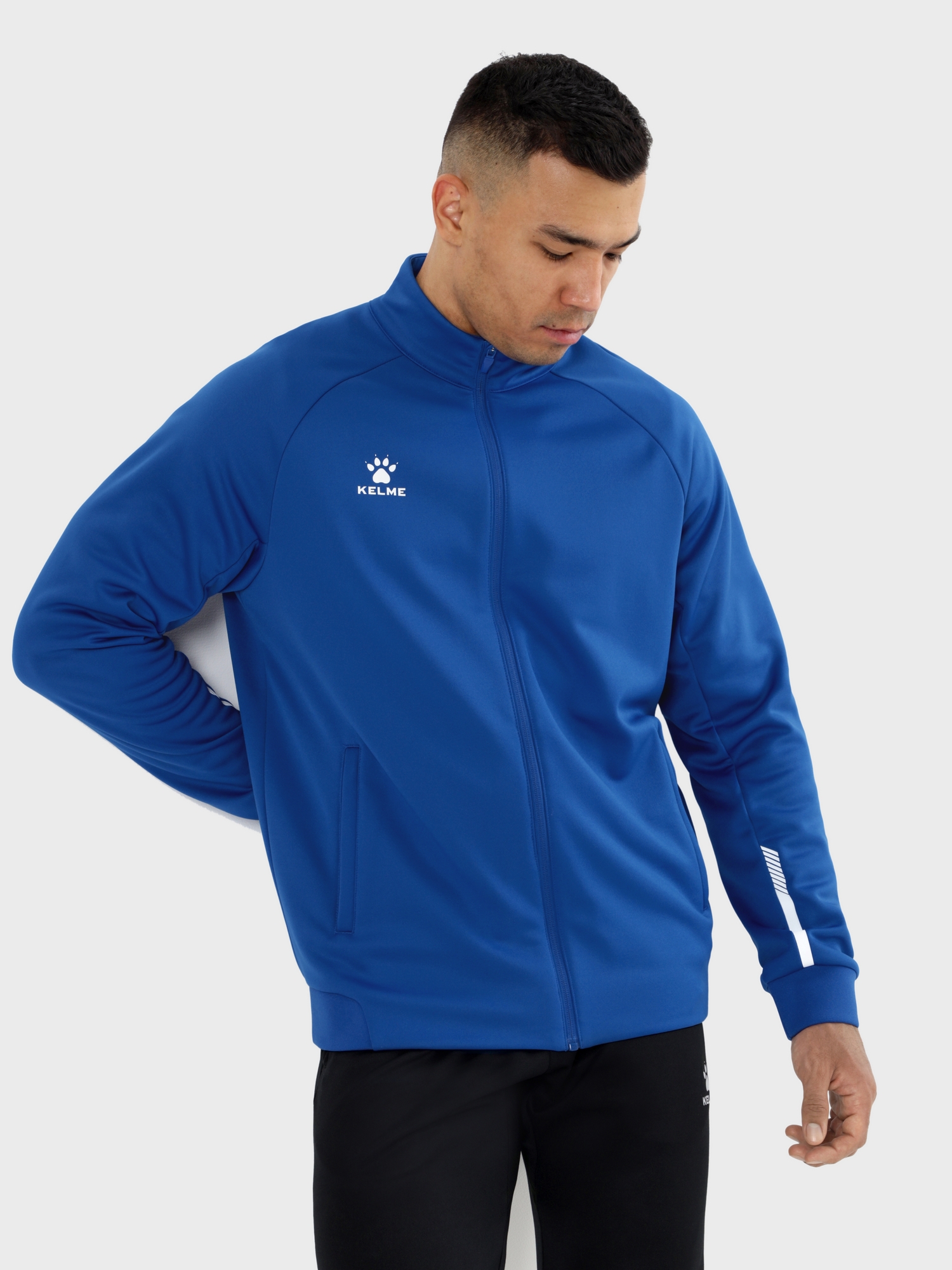 Олимпийка Kelme Knitted Jacket (plus Fleece) 7461WT1143-481 Blue