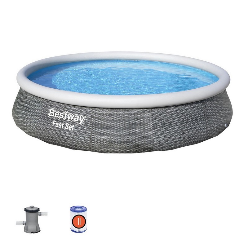 Бассейн с надувным бортом Bestway 396х84см 57376