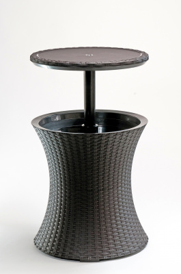 Стол барный Кул Раттан (Cool bar rattan) коричневый